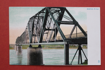 Postcard PC St Louis Missouri 1900 Memphis Bridge Mississippi USA US United States